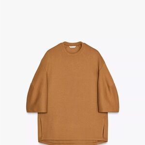 Zara Oversized  Short Sleeve SweatShirt